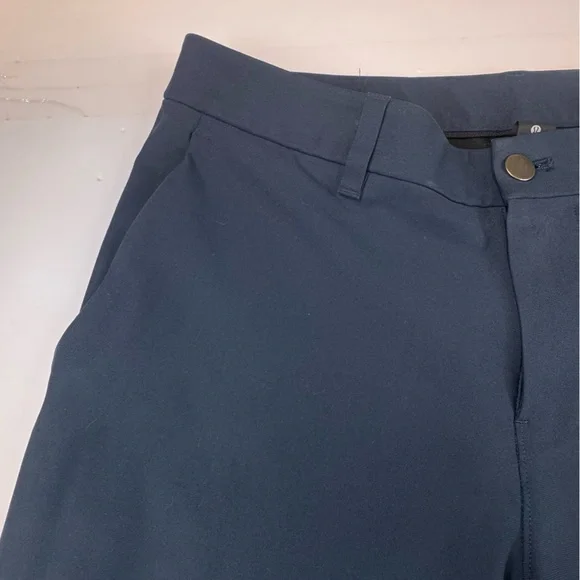 Lululemon Warpstreme Slim Fit Pants Size 31x26 Black Stretch Golf Performance - Picture 9 of 15